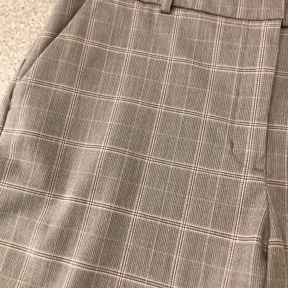 Express Editor Mid Rise Plaid Bootcut Pants - Picture 7 of 10